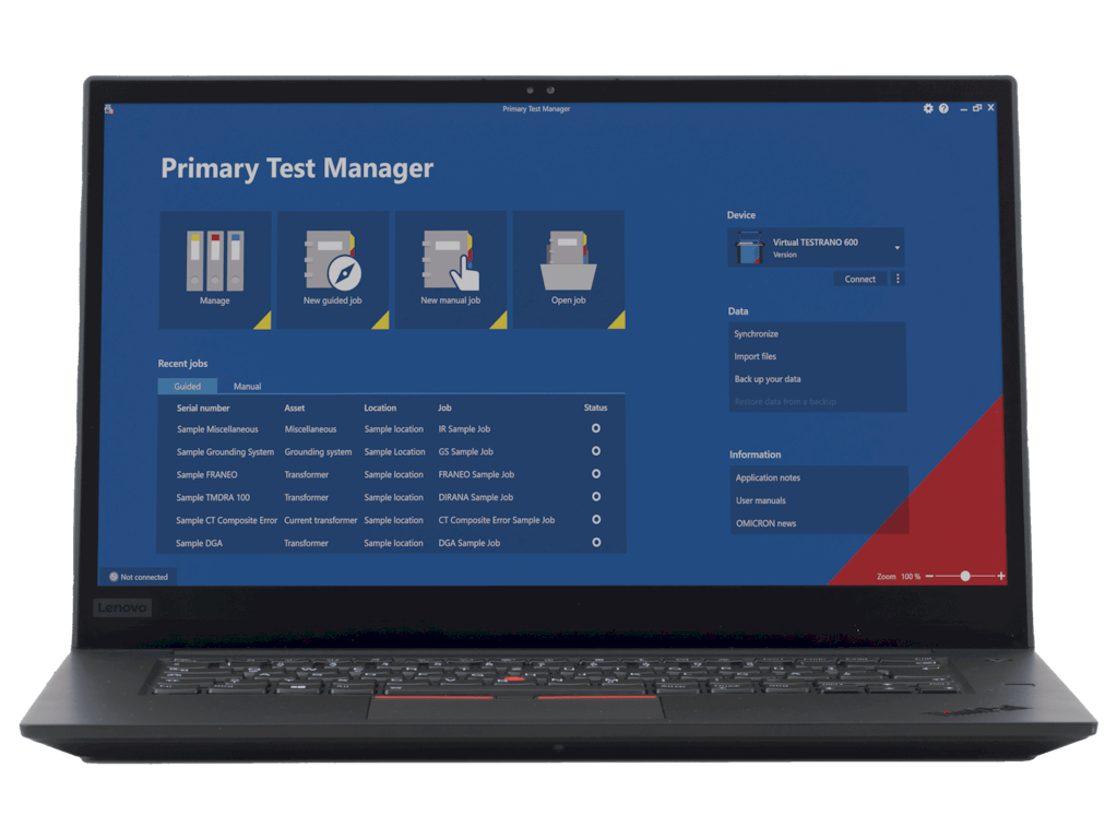 Primary Test Manager